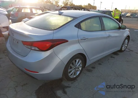 2015 Hyundai Elantra Se from USA, damaged, VIN KMHDH4AE5FU320522